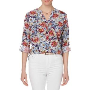 Laura Scott Women’s Floral Blouse Small